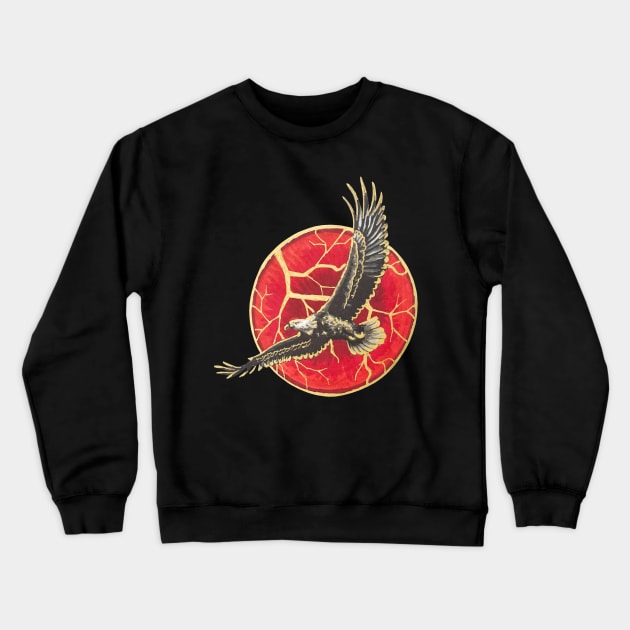 Lightning Eagle Crewneck Sweatshirt by Lady Lilac